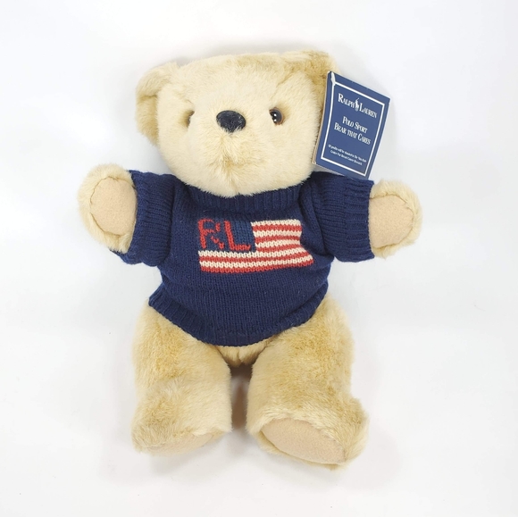 ralph lauren stuffed teddy bear